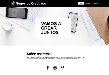 Plantilla web Creative Business de Business 