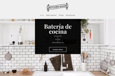 Plantilla web Kitchenware de E-commerce 