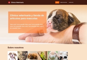 Plantilla web Small Animal Clinic de Health 