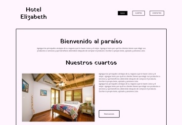 Plantilla web Hotel Elisabeth de Hotels 