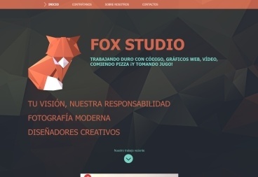 Plantilla web Fox Studio de Services 