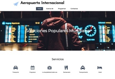 Plantilla web International Air de Transport 